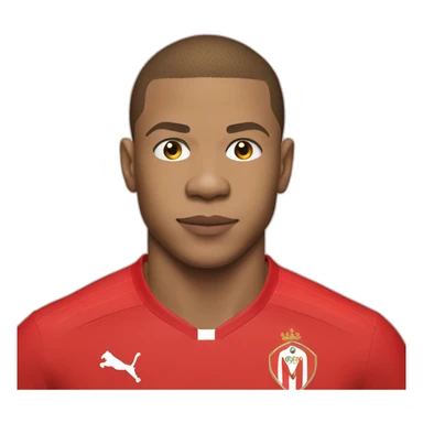 Mbappe as Monaco sticker