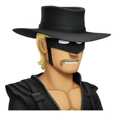 Zorro one piece sticker