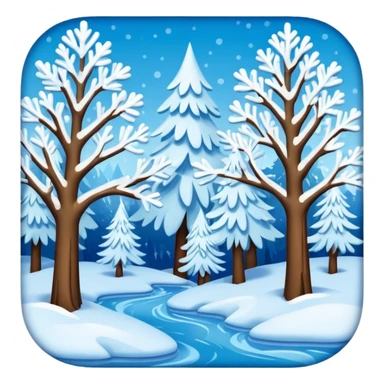Frozen winter  sticker