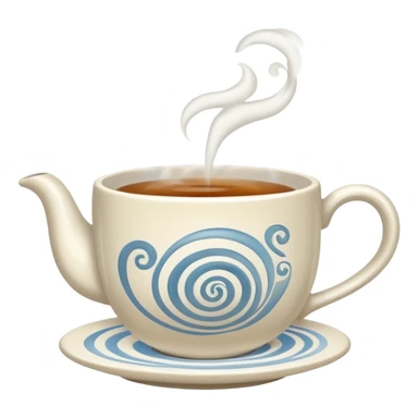 a hot cup of tea sticker