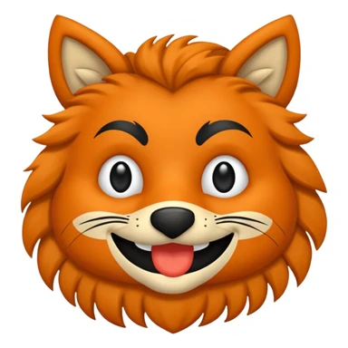 Diseña un Zorro saludando  sticker