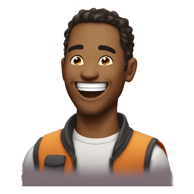 Laughing at my own joke sticker