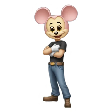 Miky mouse torre eiffel sticker