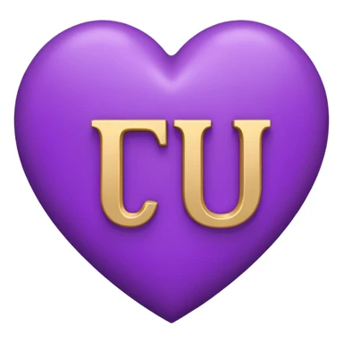 t and m initials inside a purple heart sticker