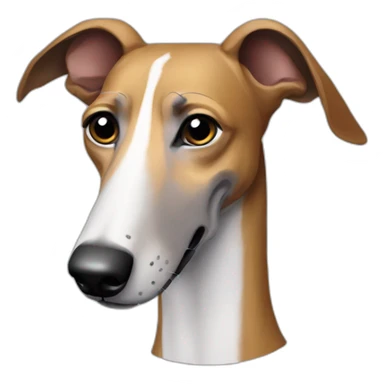 Galgo español atigrado sticker