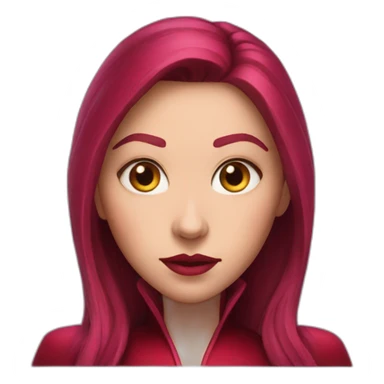 scarlet witch head sticker
