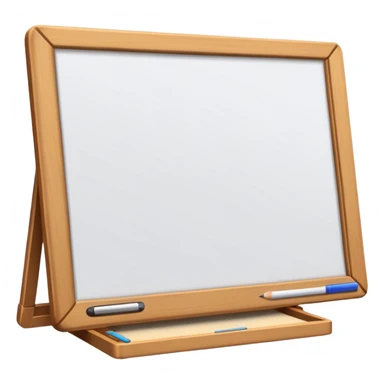drawing board with classic wooden frame，in front side sticker