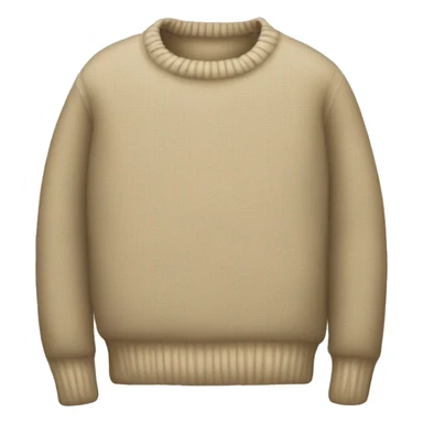 Beige sweater  sticker