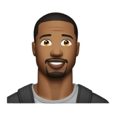 Michael-b-Jordan-embrasse-un-homme sticker