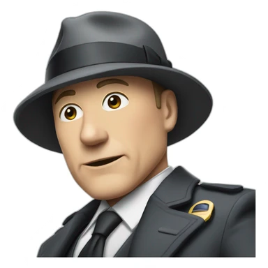 Raymond Reddington from "The Blacklist" sticker