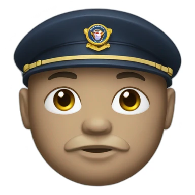 Fat navy seal with heart sticker