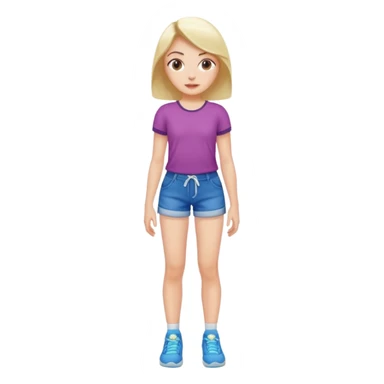 Naked girl with legs spread  sticker