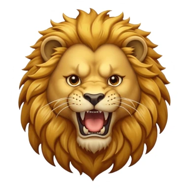 Roaring lion sticker