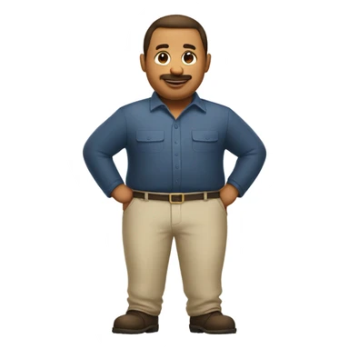 Man with big butt sticker