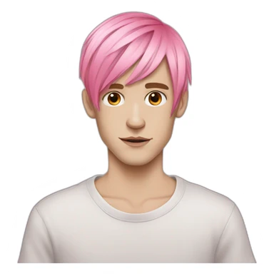 Lil peep have a pink hair have a pink hair sticker