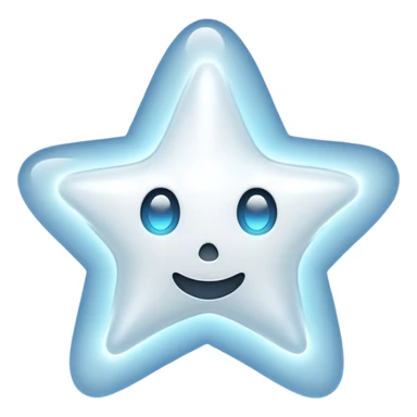 ghost star white sticker