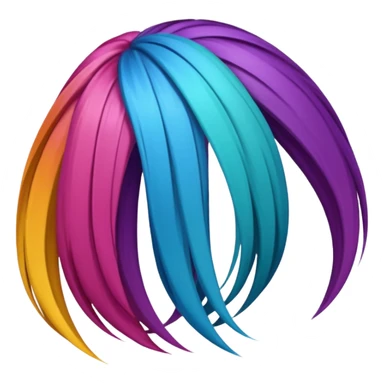 Coloring other hair sticker