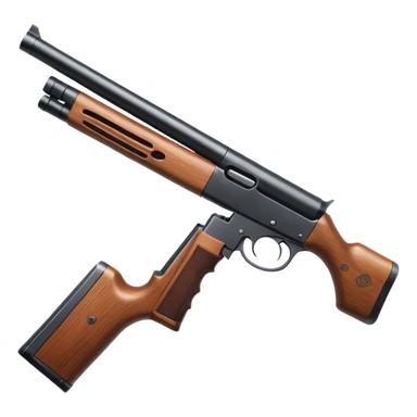 double barrel shotgun sticker