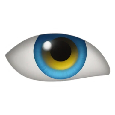 Drago nero occhi blu sticker