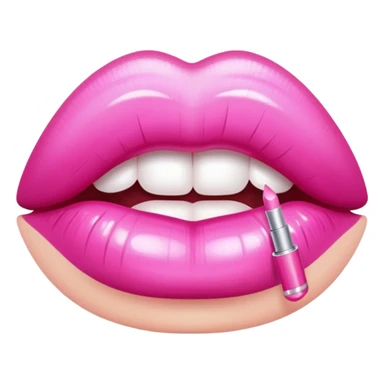 maquillaje glos sticker