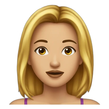 Jenni kiss her fans sticker