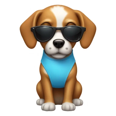 cool dog poolboy sticker