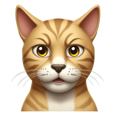 giga chad cat sticker