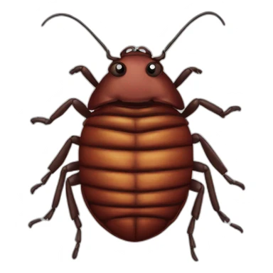 evil bedbug sticker