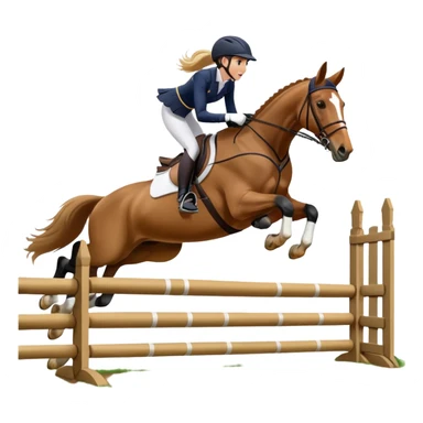tamie smith and mai baum jumping xc (3 day eventing) sticker