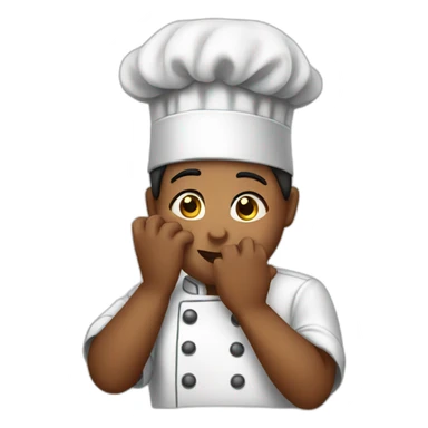chefs kiss pinched fingers sticker
