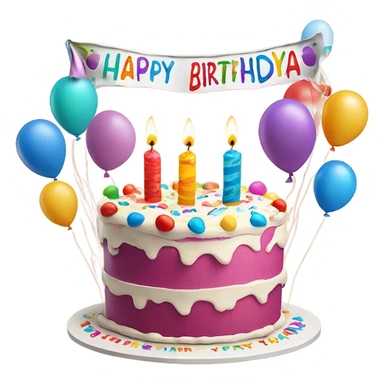 Happy birthday  sticker