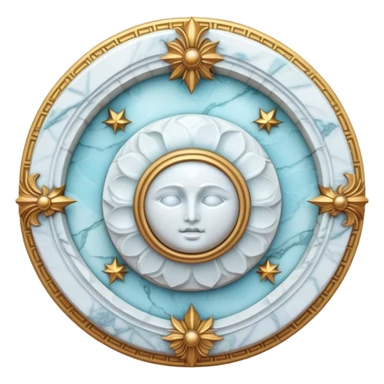 Epic divine celestial marble aesthetic-scenery-Decorations sticker