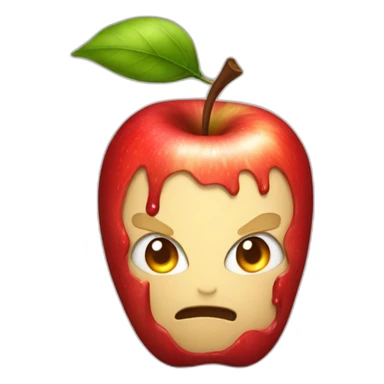 apple attack sticker