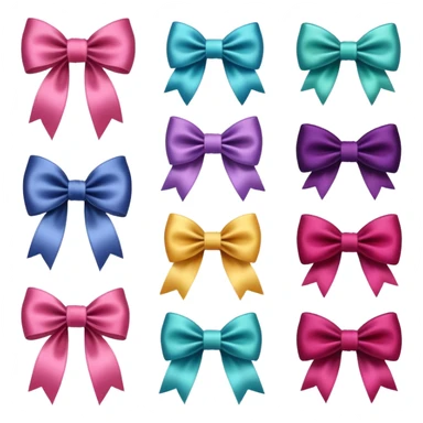 Pretty bows  sticker