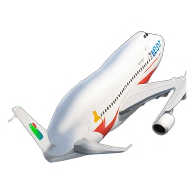 Avion boeig 747 sticker