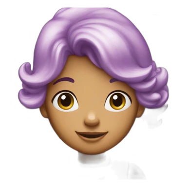 strawberry shortcake purple sticker