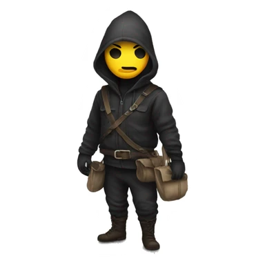 thief witn canvas sticker