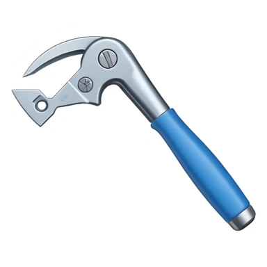 awl with blue handless sticker