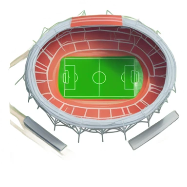 estadio de futbol sticker