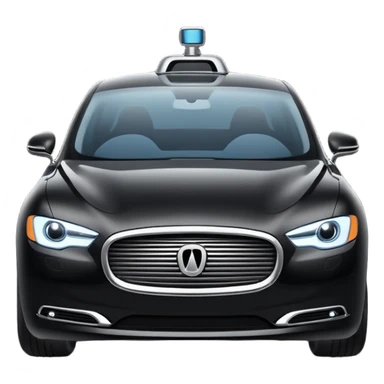 limo luxury self driving car sticker