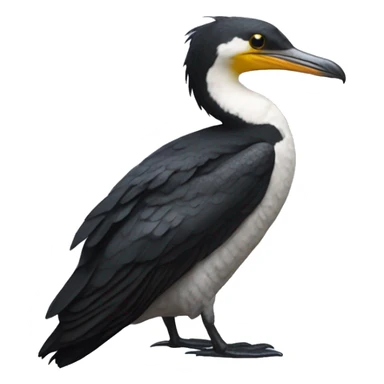 little pied cormorant 192x192 sticker