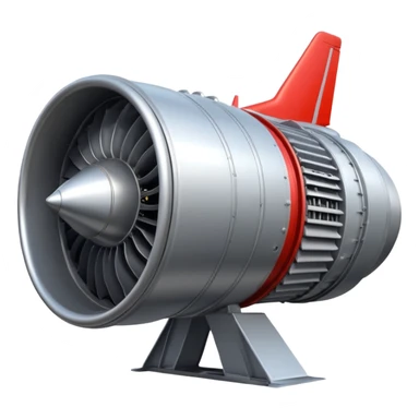 B737 Strong big Jet Engine sticker