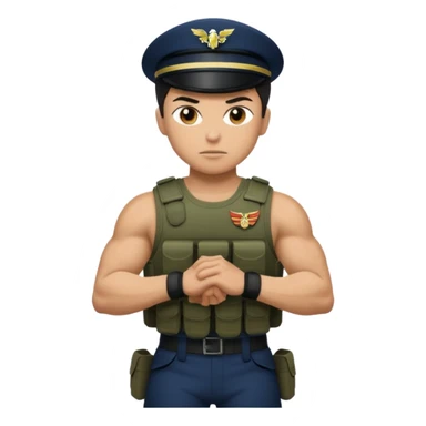 Marine squat sticker