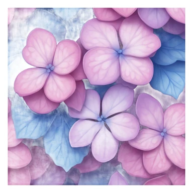 Hortensias sticker