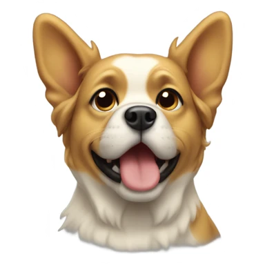 Buttery dog sticker