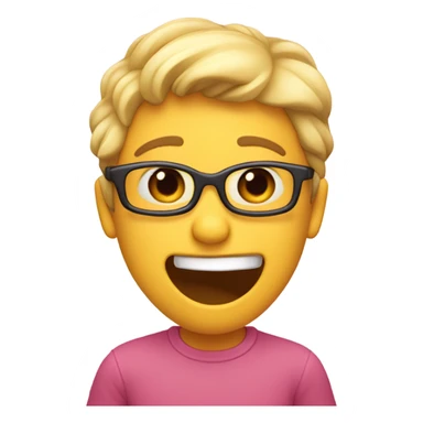 Wink kiss with hand heart sticker