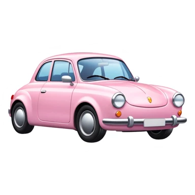 light pink car sticker