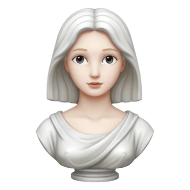 Marble statue of woman sticker