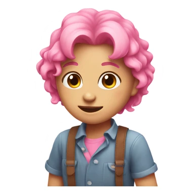 cute pink heart sticker