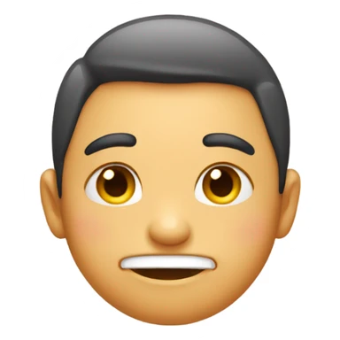 Shy blushing emoji  sticker